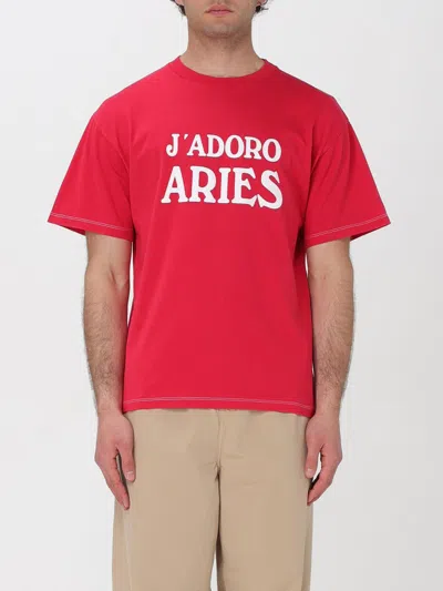 Shop Aries T-shirt  Men Color Red