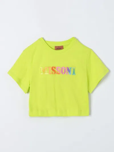 Shop Missoni T-shirt  Kids Kids Color Green
