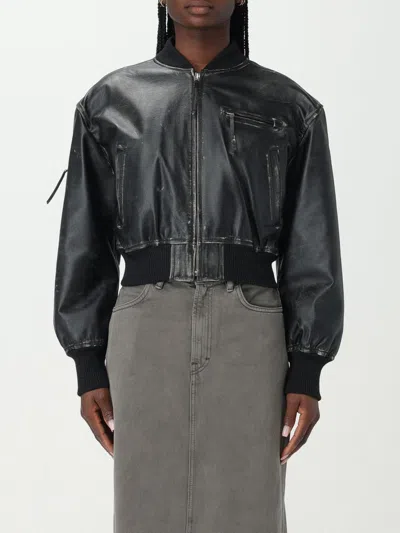 Shop Acne Studios Jacket  Woman Color Black