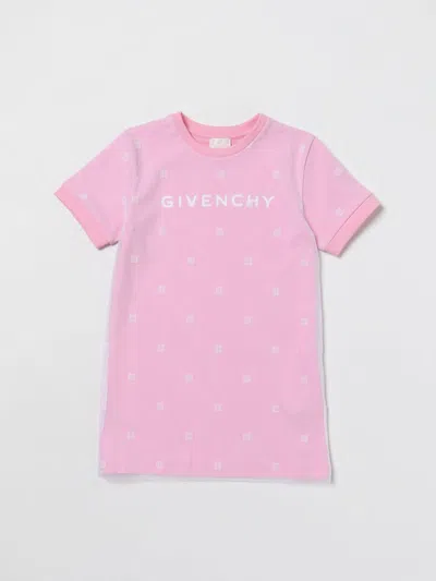 Shop Givenchy Dress  Kids Color Pink