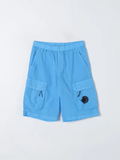 Shop C.p. Company Pants  Kids Color Blue 1