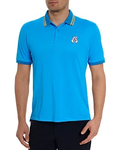Shop Robert Graham Bowtie Graham Classic Fit Polo Shirt In Blue
