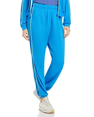 Shop Aqua Reynolds Piped Sweatpants - 100% Exclusive In Surf Blue/white