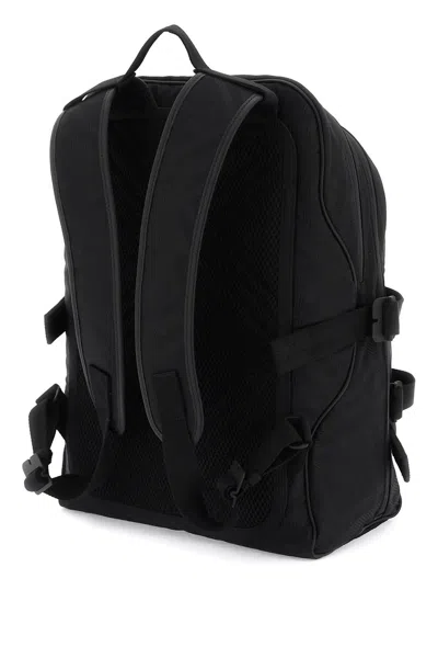 Shop Burberry Ered Jacquard Backpack In 黑色的