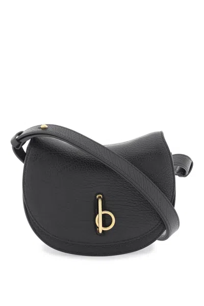 Shop Burberry Rocking Horse Mini Shoulder Bag In 黑色的