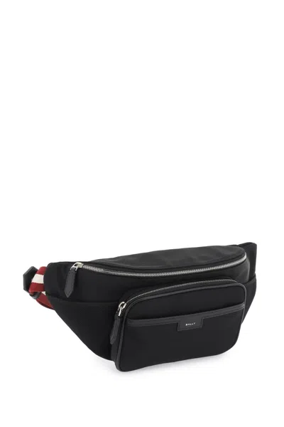 Shop Bally Code Fanny Pack In 黑色的