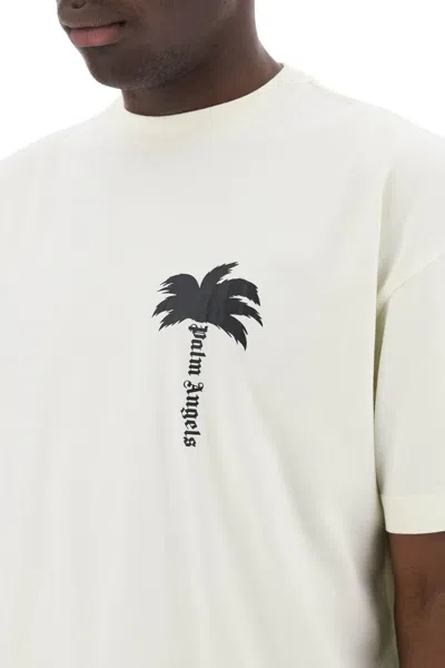 Shop Palm Angels Palm Tree Graphic T In Yellow