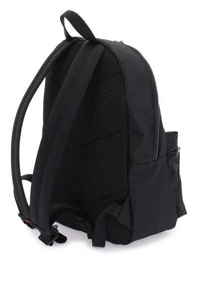 Shop Hugo Recycled Nylon Backpack In In 黑色的