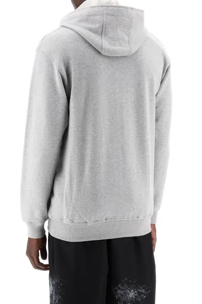 Shop Comme Des Garçons Shirt Comme Des Garcons Shirt Hooded Sweatshirt With In Grey
