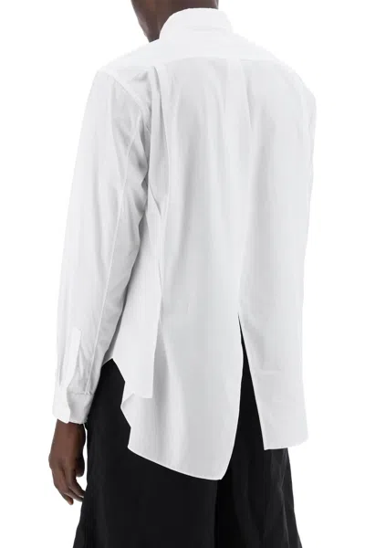 Shop Comme Des Garçons Homme Deux Comme Des Garcons Homme Plus Asymmetric Panelled Shirt In White