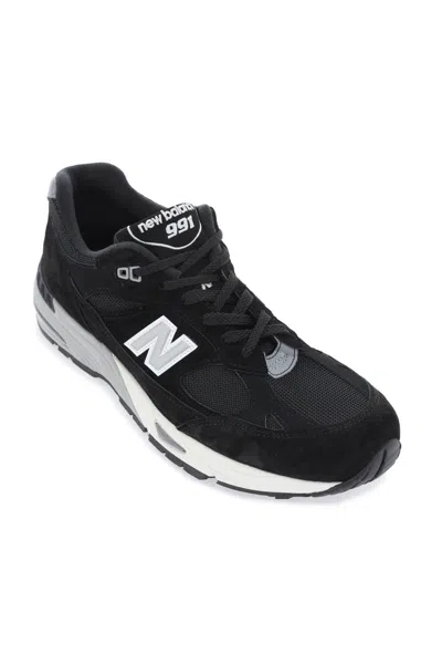 Shop New Balance Made In Uk 991 Sneakers In 黑色的