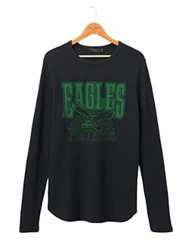Shop Junk Food Clothing Eagles Classic Thermal Tee In True Black