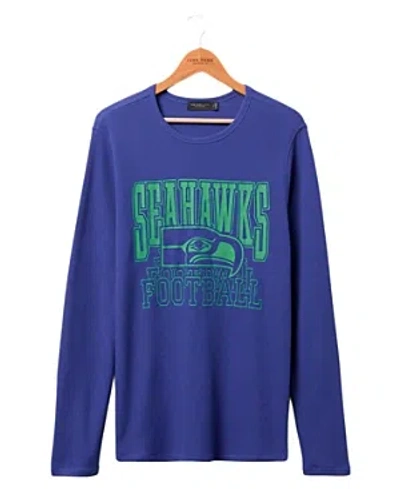Shop Junk Food Clothing Seahawks Classic Thermal Tee In Liberty