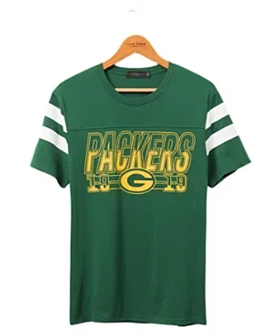 Shop Junk Food Clothing Packers Gridiron Tee In Hunter