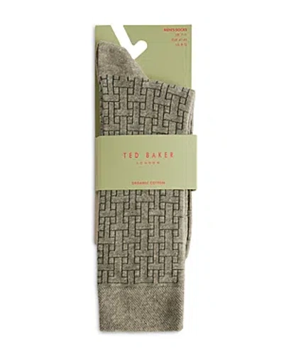 Shop Ted Baker T Pattern Socks In Grey