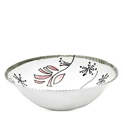 Serax X Marni Fiore Rosa Midnight Flowers Small Low Bowl In Multi