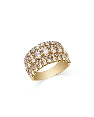 Shop Bloomingdale's Diamond Multi Row Ring In 14k Yellow Gold, 2.0 Ct. T.w. - 100% Exclusive