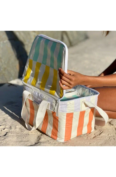 Shop Sunnylife Rio Sun Insulated Cooler Bag In Orange Multi