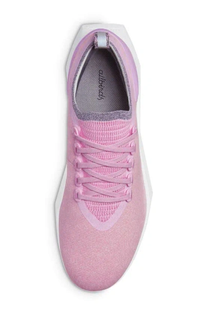 Shop Allbirds Wool Flyer Mizzle Running Shoe In Buoyant Pink/ Blizzard