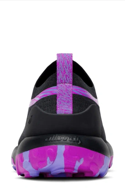 Shop Allbirds Trail Runner Hiking Shoe In Black/ Bloom Pink/ Chia Purple