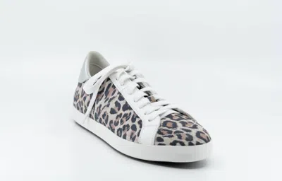Shop Primabase 41505k Sneaker In Leopard/white In Brown