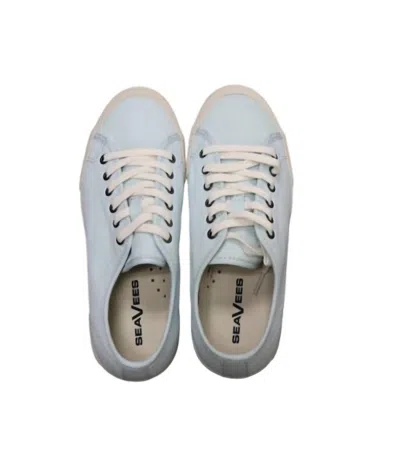 Shop Seavees Women's Monterey Sneaker Standard In Straight Cotton Canvas In White