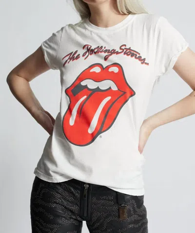 Shop Recycled Karma The Rolling Stones Live! Tee In White/multi