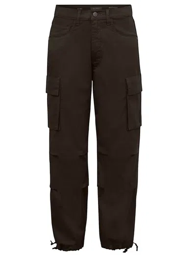 Dl1961 - Women's Women's Gwen Jogger Cargo Twill Pant In Black In Black