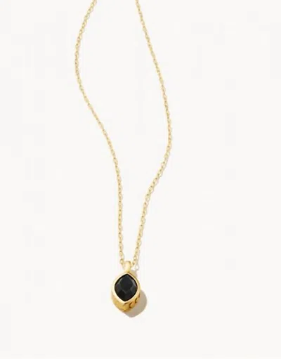Shop Spartina 449 Delicate Naia Necklace 16" In Hematite In Black