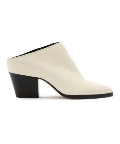 Shop Dolce Vita Roya Leather Mule In Off White Leather
