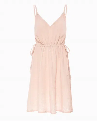 Shop Nation Ltd Jenessa Side Tie Dress In Frothy In Pink