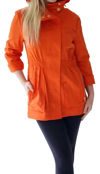 Shop Ciao-milano Tafani Jacket In Hermes Orange