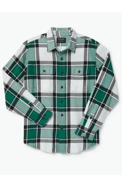 Shop Filson - Scout Shirt In Green/black