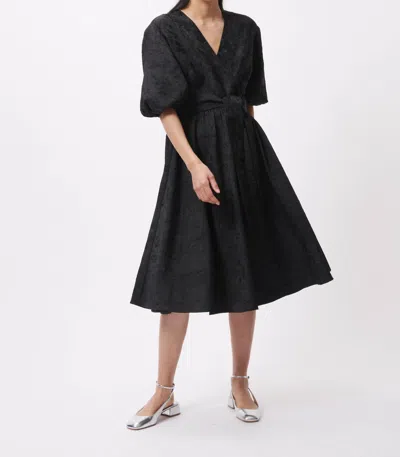 Shop Frnch Noely Midi Dress In Black