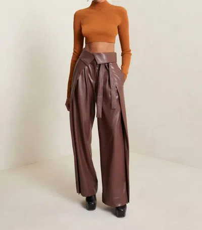 Shop A.l.c Stacey Sweater In Cognac In Brown
