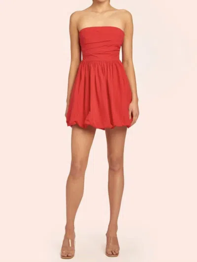 Shop Amanda Uprichard Oscar Dress In Red In Pink