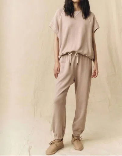 Shop The Great Women's Stadium Sweatpant In Soft Lilac In Beige