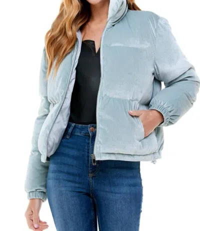 Shop Tcec Puffer In Dusty Blue