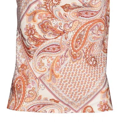 Shop Bishop + Young Audrina Cami In Coral Paisley In Pink