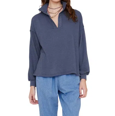 Shop Xirena Reid Sweatshirt In Hudson Blue In Multi