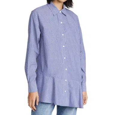 Shop Veronica Beard Gilda Shirt In Blue In Purple