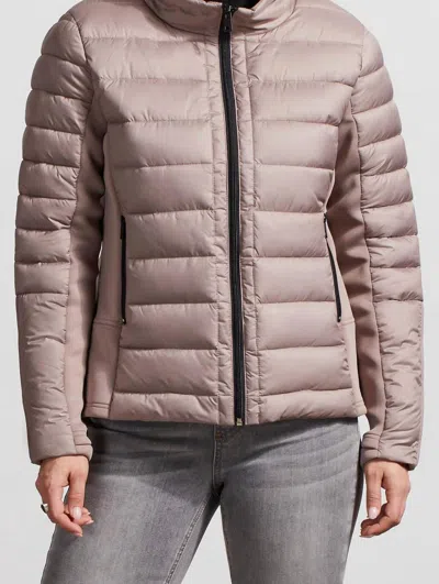 Shop Tribal Water-repellent Removable Hood Puffer In Dark Nomad In Pink