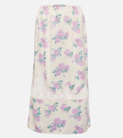 Loveshackfancy Fayette Skirt In White