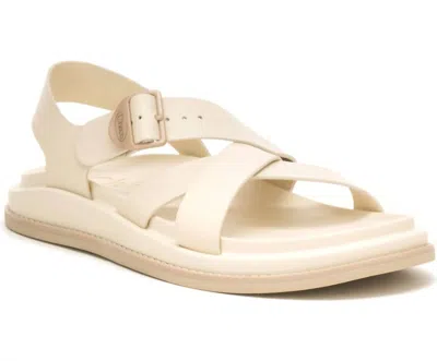 Shop Chaco Townes Sandals In Angora In White