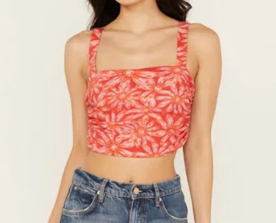 Shop Free People All Tied Up Tank In Red Combo