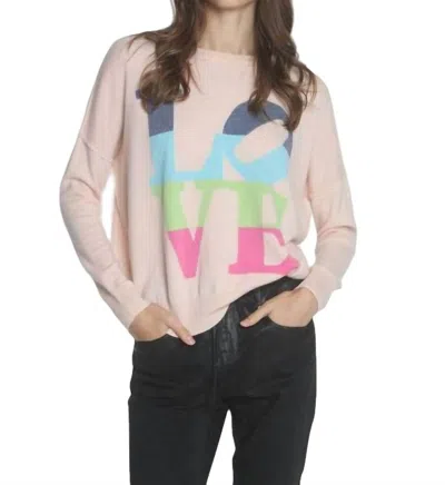 Shop Label+thread Love Hope Scoop Top In Parfait Love In Pink