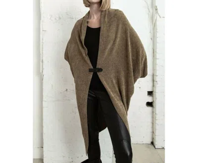Shop Nicholas K Convertible Sweater In Earth In Brown