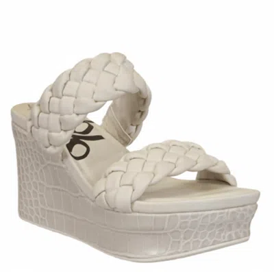 Shop Otbt Fluent Wedge Sandal In Ivory In White