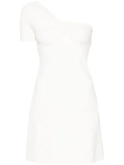 Courrèges Robe Courte In Heritage White