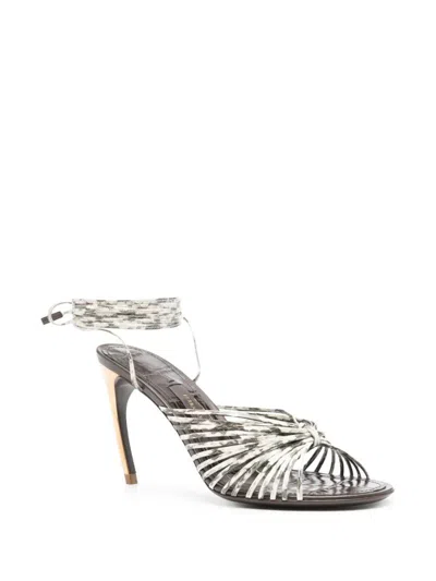 Ferragamo 95mm Leather Sandals In .
